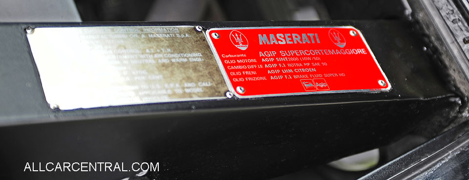 Maserati Bora AM117 sn-AM117-49US896 1972 Concorso Italiano 2017